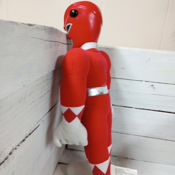 Mighty Morphin Power Rangers Jason Red Plush Figure 18" Tall from 1993 Saban. - Picture 5 of 9